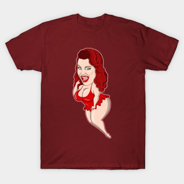 ruby roxx T-Shirt by bobgoodallart